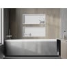 Mexen X-Wall-R Nischenregal mit Flansch 75 x 30 cm, weiß - 1920753010