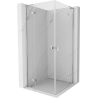 Mexen Mist-H L Duo Duschkabine mit Schwingtür 75 x 75 cm, transparent, chrom - 8A5L-075L-075P-01-00