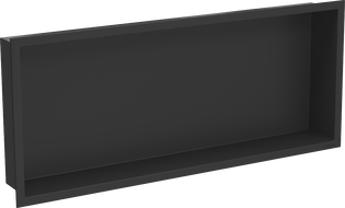 Mexen X-Wall-R Nischenregal mit Flansch 75 x 30 cm, schwarz - 1970753010