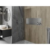 Mexen X-Wall-R Nischenregal mit Flansch 90 x 30 cm, Inox - 1910903010
