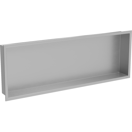 Mexen X-Wall-R Nischenregal mit Flansch 90 x 30 cm, Inox - 1910903010