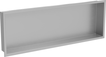 Mexen X-Wall-R Einbauregal mit Rahmen 90 x 30 cm, Inox - 1910903010
