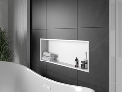 Mexen X-Wall-R Nischenregal mit Rahmen 90 x 30 cm, weiß - 1920903010