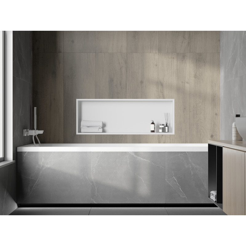 Mexen X-Wall-R Wandregal mit Rahmen 90 x 30 cm, weiß - 1920903010