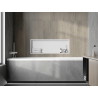 Mexen X-Wall-R Wandregal mit Rahmen 90 x 30 cm, weiß - 1920903010