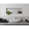 Mexen X-Wall-R Wandregal mit Rahmen 90 x 30 cm, weiß - 1920903010