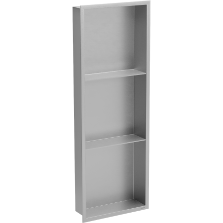Mexen X-Wall-R Nischenregal mit Rahmen und Ablage 90 x 30 cm, Inox - 1910903010S