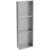 Mexen X-Wall-R Nischenregal mit Rahmen und Ablage 90 x 30 cm, Inox - 1910903010S