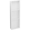 Mexen X-Wall-R Nischenregal mit Flansch und Regal 90 x 30 cm, weiß - 1920903010S