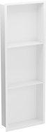 Mexen X-Wall-R Nischenregal mit Flansch und Regal 90 x 30 cm, weiß - 1920903010S