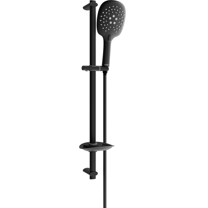 Mexen DB22 schwarzes, verschiebbares Duschset - 785224584-70
