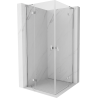 Mexen Mist-H L Duo Duschkabine schwenkbar 115 x 115 cm, transparent, Chrom - 8A5L-115L-115P-01-00