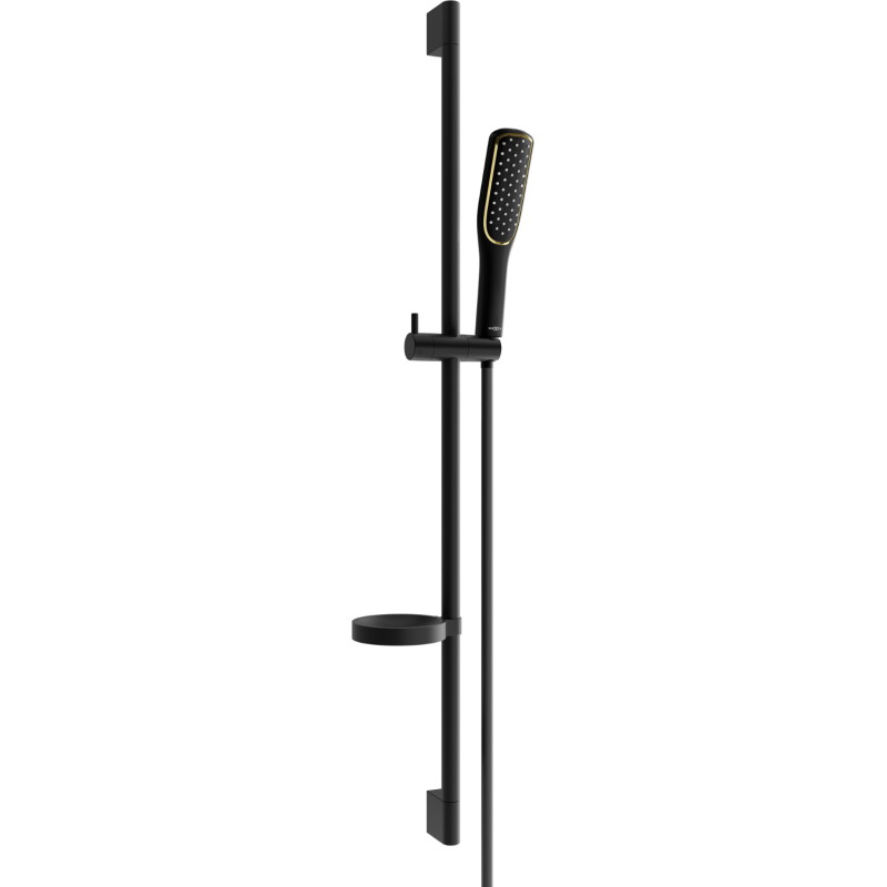 Mexen DS49 Duschstangenset, schwarz - 785494583-75