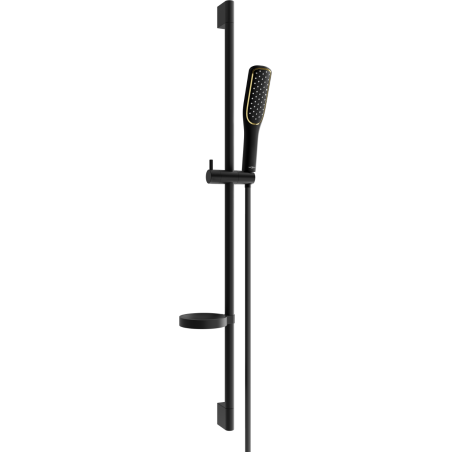 Mexen DS49 schiebbares Duschset, schwarz - 785494583-75