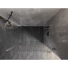Mexen Lunar-B Duschkabine, rechte Tür, 100 x 90 cm, transparent, gebürstetes Gun Gray - 832-100-090-66-00-P