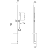 Mexen DS72 verstellbares Duschset, Chrom - 785724583-00