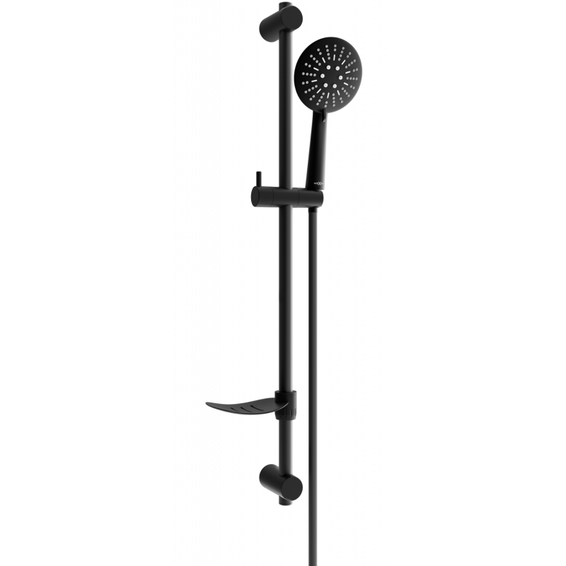 Mexen DF67 schiebbares Duschset, schwarz - 785674582-70