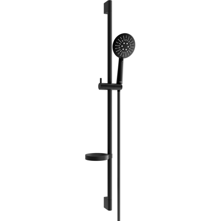 Mexen DS67 schwarzes, verschiebbares Duschset - 785674583-70