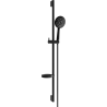 Mexen DS67 schwarzes, verschiebbares Duschset - 785674583-70