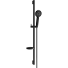 Mexen DS40 Duschset mit verschiebbarer Handbrause, schwarz - 785404583-70