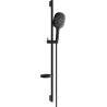 Mexen DS22 schwarzes, verschiebbares Duschset - 785224583-70