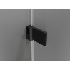 Mexen Lunar-B Duschkabine schwenkbar links 80 x 80 cm, transparent, schwarz - 832-080-080-70-00-L