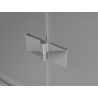 Mexen Mist-H Duschpendeltür links 90 cm, transparent, Chrom - 8A5-090-000-01-00-L