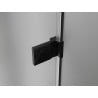 Mexen Lunar-B Duschkabine schwenkbar links 85 x 80 cm, transparent, schwarz - 832-085-080-70-00-L