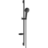 Mexen DS05 verschiebbare Duschgarnitur, schwarz - 785054583-70