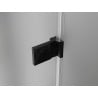 Mexen Lunar-B Duschkabine schwenkbar links 95 x 90 cm, transparent, schwarz - 832-095-090-70-00-L