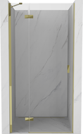 Mexen Mist-H linke, schwenkbare Duschabtrennung 90 cm, transparent, gold - 8A5-090-000-50-00-L