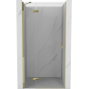 Mexen Mist-H Duschdrehtür links 100 cm, transparent, gold - 8A5-100-000-50-00-L
