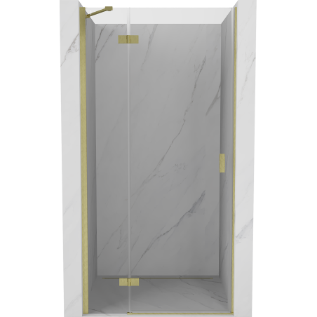Mexen Mist-H Duschpendeltür links 70 cm, transparent, gebürstet gold - 8A5-070-000-55-00-L