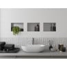 Mexen X-Wall-NR Einbauregal ohne Flansch 30 x 20 cm, Inox - 1911302010