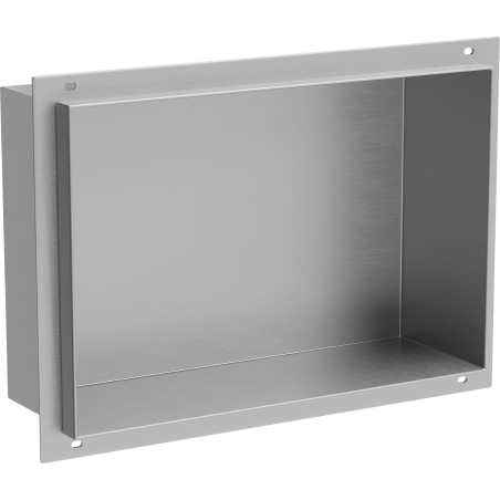 Mexen X-Wall-NR Einbauregal ohne Rahmen 30 x 20 cm, inox - 1911302010