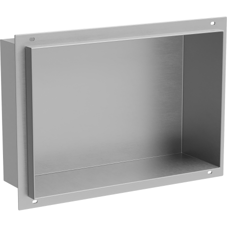 Mexen X-Wall-NR Nischenregal ohne Flansch 30 x 20 cm, Inox - 1911302010