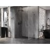 Mexen Lunar-B Duschkabine schwenkbar links 85 x 80 cm, transparent, Gun Metal - 832-085-080-95-00-L