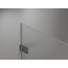 Mexen Lunar-B Duschkabine schwenkbar links 85 x 80 cm, transparent, Gun Metal - 832-085-080-95-00-L