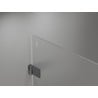 Mexen Lunar-B Duschkabine schwenkbar links 85 x 80 cm, transparent, Gun Metal - 832-085-080-95-00-L