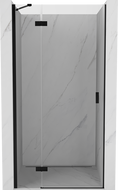 Mexen Mist-H Duschdrehtür links 100 cm, transparent, schwarz - 8A5-100-000-70-00-L