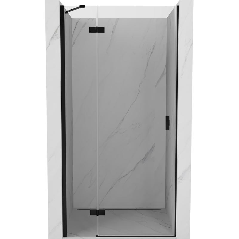 Mexen Mist-H Duschdrehtür links 120 cm, transparent, schwarz - 8A5-120-000-70-00-L