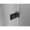 Mexen Lunar-B Duschkabine, schwenkbar, links, 95 x 80 cm, transparent, Gun Metal - 832-095-080-95-00-L