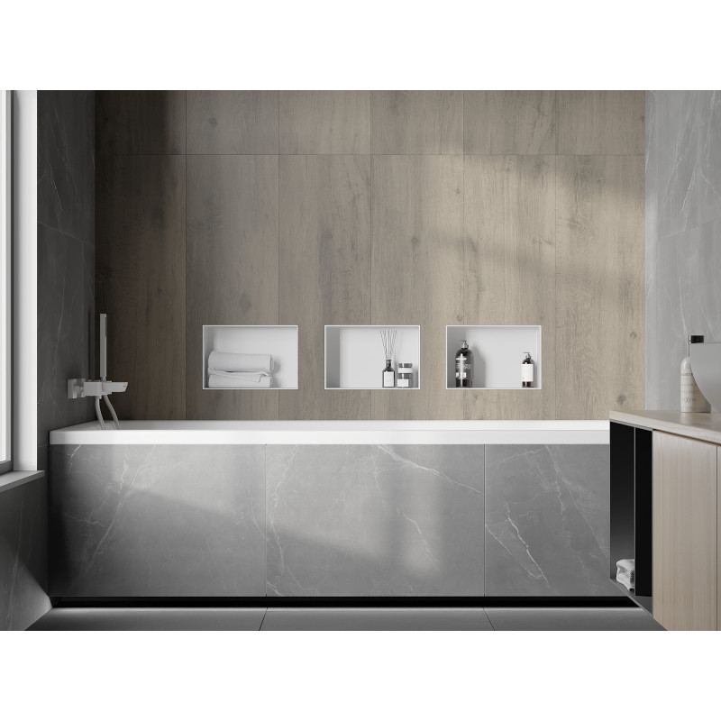 Mexen X-Wall-NR Nischenablage ohne Flansch 30 x 20 cm, weiß - 1921302010