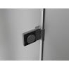 Mexen Lunar-B Duschkabine Schwenktür links 100 x 80 cm, transparent, Gun Metal - 832-100-080-95-00-L
