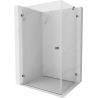 Mexen Lunar-B Duschkabine Schwenkbar links 100 x 90 cm, transparent, Gun Metal - 832-100-090-95-00-L