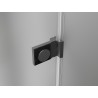 Mexen Lunar-B Duschkabine Schwenkbar links 100 x 90 cm, transparent, Gun Metal - 832-100-090-95-00-L