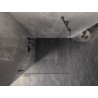 Mexen Lunar-B Duschkabine, links öffnend, 100 x 100 cm, transparent, Gunmetal - 832-100-100-95-00-L