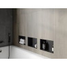Mexen X-Wall-NR Nischenschrank ohne Flansch 30 x 20 cm, schwarz - 1971302010