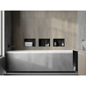 Mexen X-Wall-NR Einbauregal ohne Rand 30 x 20 cm, schwarz - 1971302010