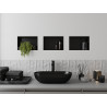 Mexen X-Wall-NR Einbauregal ohne Rand 30 x 20 cm, schwarz - 1971302010